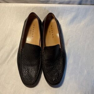 Mezlan Thomson Peccary Leather Loafers Brown Mens 10M Spain